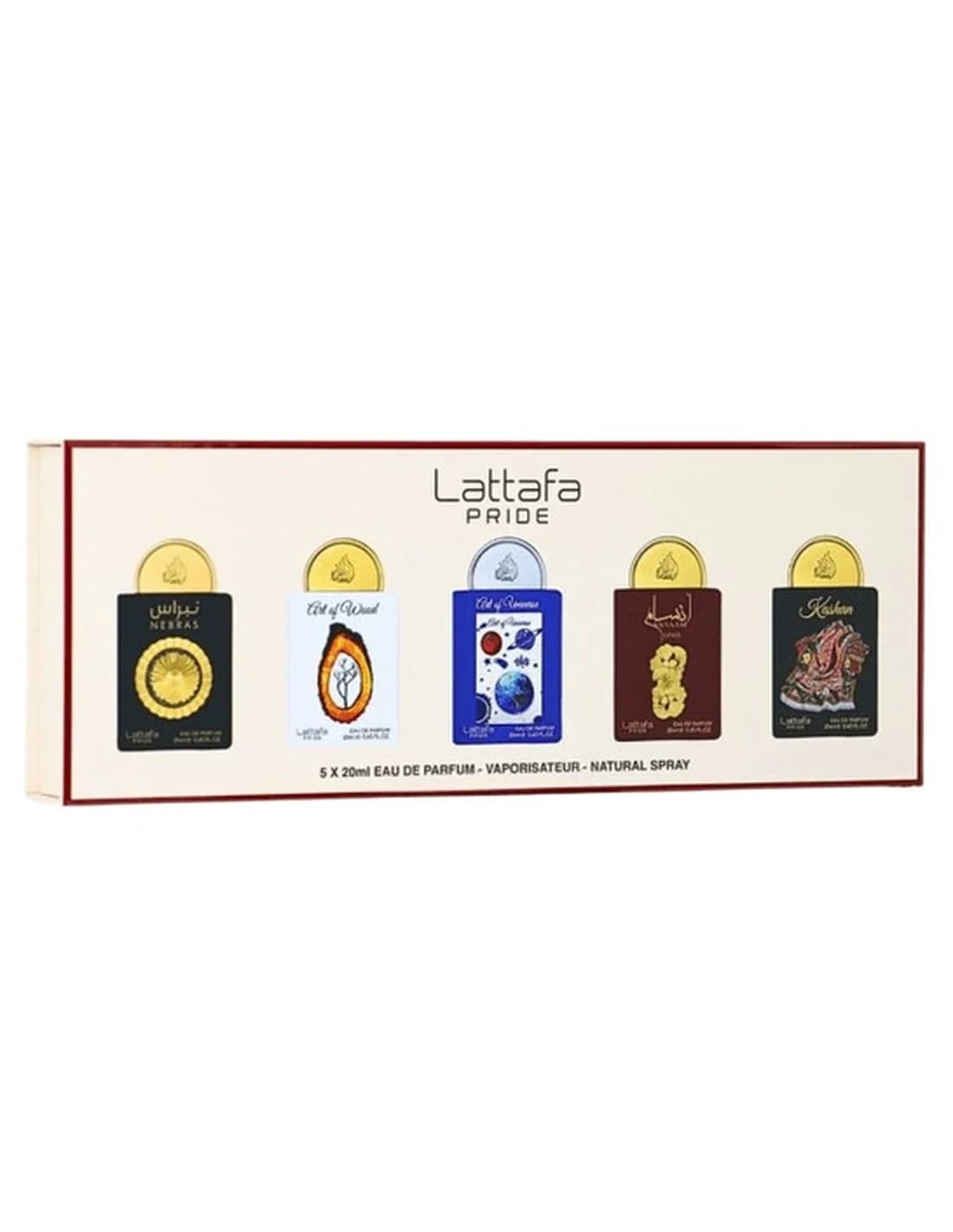 Set Lattafa Pride Collection N3 Edp 5 X 20ml