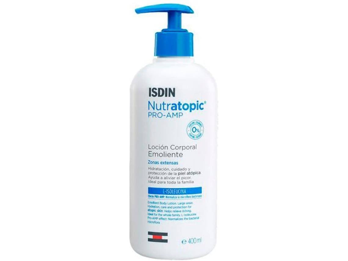 Isdin Nutratopic PRO-AMP Emollient Body Lotion Extensive Areas 400ml