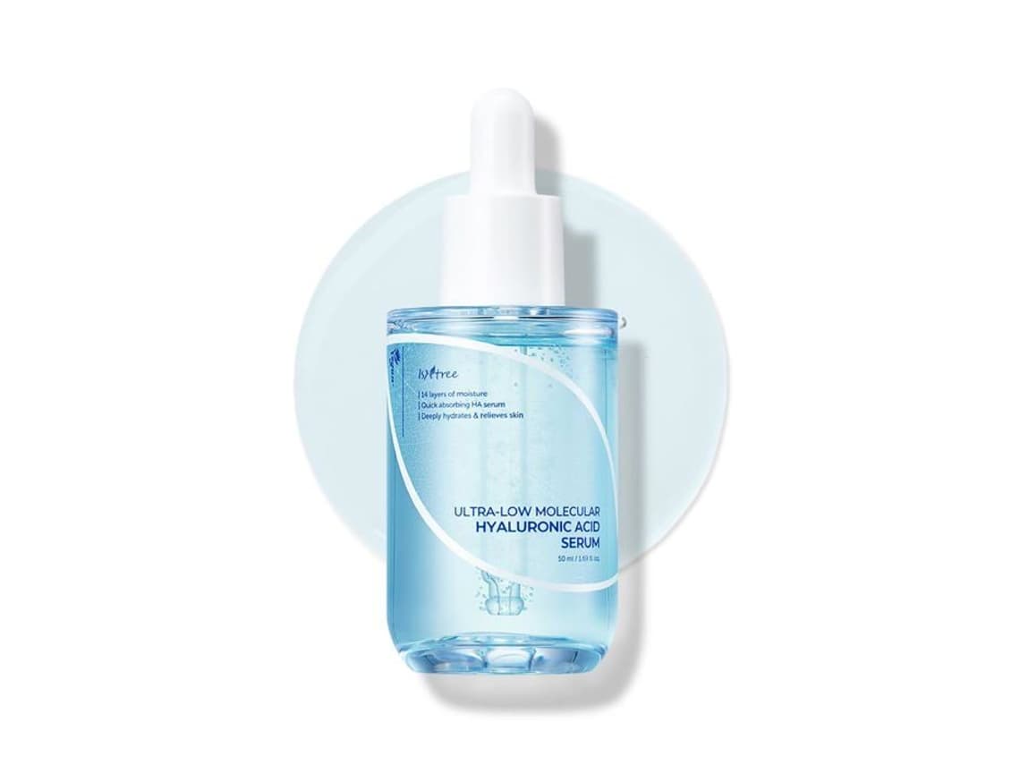 Isntree, Ultra-Low Molecular Hyaluronic Acid, Hydrating, Daily, Serum, For Face, 50 ml