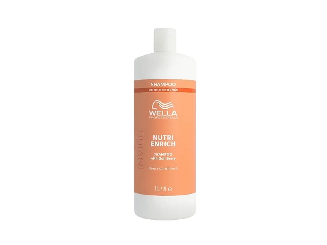 Wella Invigo Nutri Enrich Shampoo 1000 ml - Normale shampoo vrouwen - Voor Alle haartypes