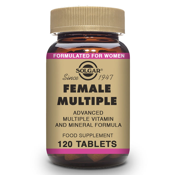 0033984012059 Solgar Female Multiple 120 Tablets - Image 1