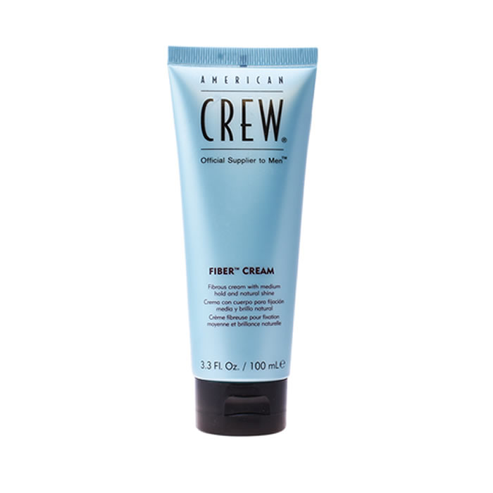 0669316408063_1 American Crew Fiber Cream with Medium Hold & Shine for Flexibility & Control (100ml) For All Hair Types, Hair Styling for Men - Image 1