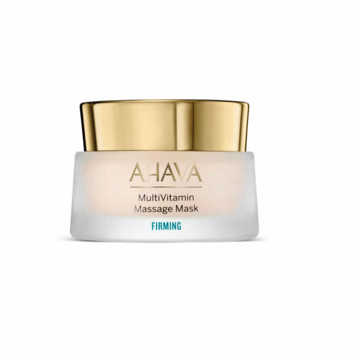 0697045162789 AHAVA Firming MultiVitamin Massage Mask - Enhances Firmness, Luminosity & Radiance, Enriched with Antiaging Vitamin C, Pro B5, B3, D & Exclusive Osmoter, Blend of Dead Sea Minerals, 1.7 Fl.Oz - Image 1