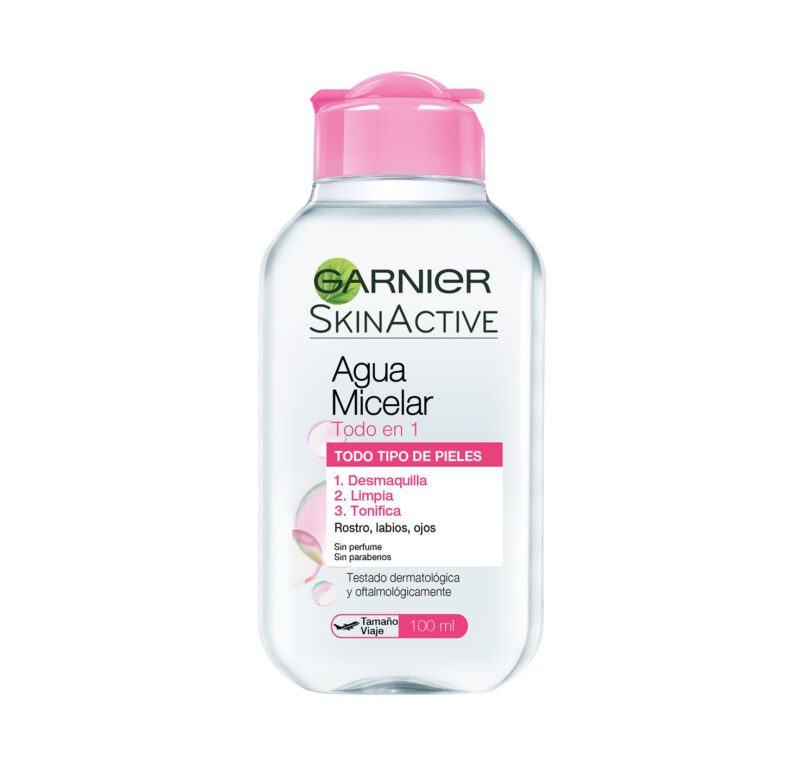 108910_257072828cdc155190ac67ad3208b5e9 Garnier L Oreal Skin Active Agua Micelar Todo Tipo De Pieles 100Ml - Image 1