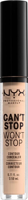 121x840-1 Nyx CanAt Stop WonAt Stop Full Coverage Contour Concealer Vanilla 3 5ml - Image 1