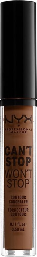 121x840-40 Nyx CanAt Stop WonAt Stop Full Coverage Contour Concealer Mocha 3 5ml - Image 1