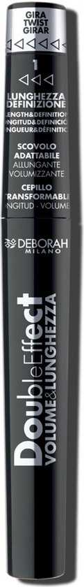 121x840-6 Deborah Milano Double Effect Volume & Length Mascara - Image 1