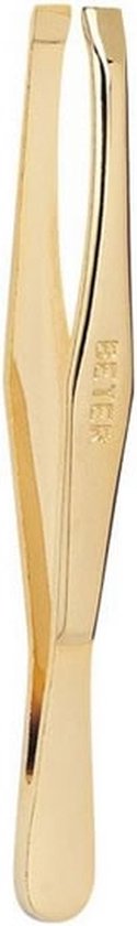 125x840-1 Beter - TWEEZERS with straight tip golden 1 pz - Image 1