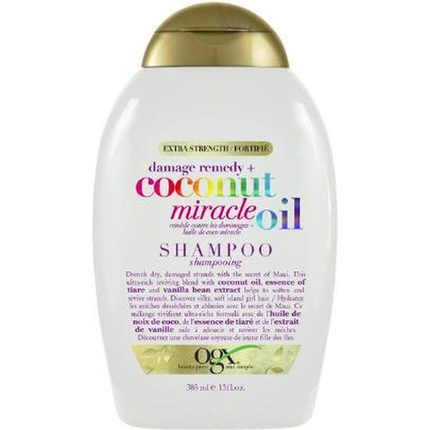 132175_2fa4983360c5fb5c6ae29b3ab85cef9c OGX Coconut Miracle Oil Shampoo DroogBeschadigd Haar 385ml - Image 1