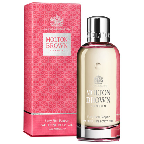 132675_e42c6b2fa235a859b38a68c2e55cf1cd Molton Brown Bath Body Fiery Pink Pepper Pampering Body Oil Olie 100ml - Image 1