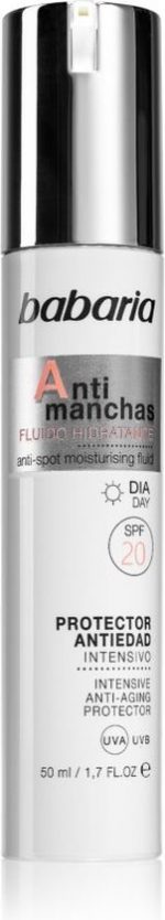 Babaria Anti-Dark Spot Moisturising Fluid Spf20 50ml - Image 4