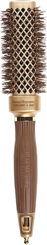 163x840-35 Olivia Garden Borstel Nano Thermic Shaper Vierkante Brush 30mm - Image 1