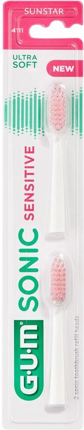 165x840-26 GUM Sonic Sensitive Opzetborstels - 2 stuks - Image 1