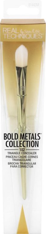 Real Techniques Bold Metals Collection 102 Triangle Concealer Base 01443 Make Up Brush - Image 2