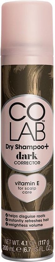 176x840-48 COLAB - Dry Shampoo + Dark Corrector - Haar uitgroei spray - Image 1