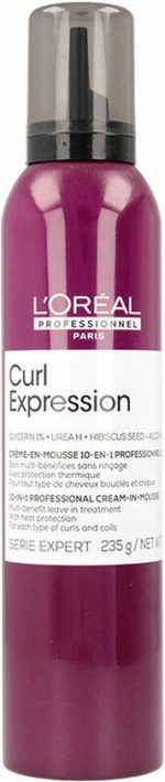 Reconstructive Mousse L'Oreal Professionnel Paris Curl Expression Multifunction Curly Hair 10-in-1 (230 ml) - Image 2