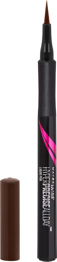 185x840-102 Maybelline Hyper Precise Liquid Eyeliner 01 Forest Brown - Image 1