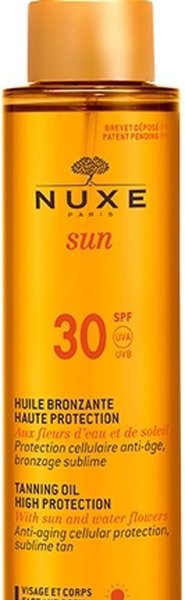 Nuxe Sun Taning Oil Face And Body Spf30 150ml