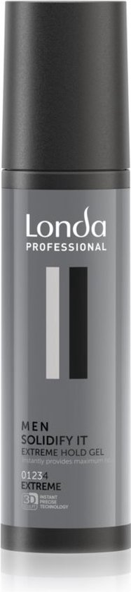 187x840-58 Men Solidify It Extreme Hold Gel - Styling Gel For Hair With Extra Strong Fixation 100ml - Image 1