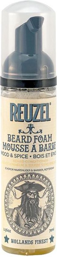 188x840-115 Reuzel Wood Spice Beard Foam 70ml - Image 1