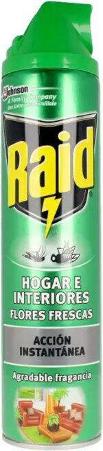 Raid Hogar e Interiores Insecticida Frescor Natural Spray 600ml - Image 2
