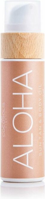 Aloha Sun Tan & Body Oil By Cocosolis 110 Ml