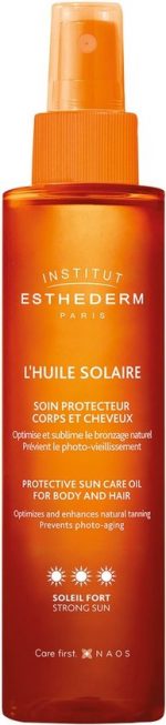 Institut Esthederm Suncare Oil Body And Hair Strong Sun 150ml