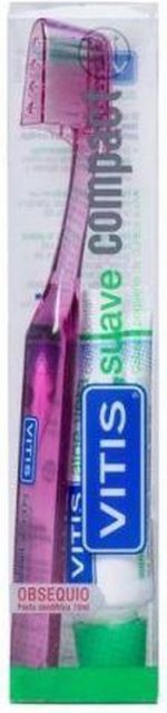 Vits Compact Soft Toothbrush+aloe Vera Toothpaste 15ml - Image 2