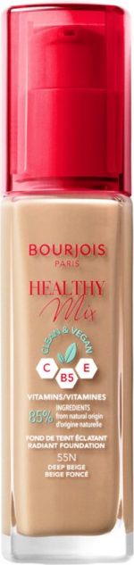 Bourjois Healthy Mix Clean & Vegan Radiant Foundation 55N Deep Beige 30 ml
