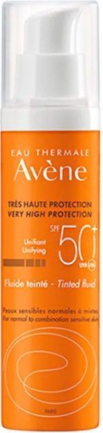 Zonnebrandcrème met Kleur Avene Tinted Fluid SPF50+ (50 ml) - Image 4
