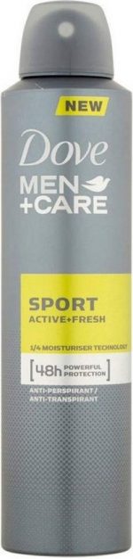 Deodorant Spray Dove Mens Sport Active + Fresh (250 ml) - Image 4