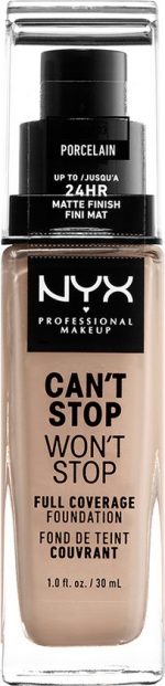 Nyx CanAt Stop WonAt Stop Full Coverage Foundation Porcelain 30ml
