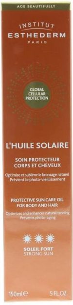 Institut Esthederm Suncare Oil Body And Hair Strong Sun 150ml - Image 2
