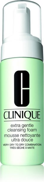 Clinique Stap 1 Soaps Extra Gentle Cleansing Foam Mousse DrogeZeer DrogeGemengde Huid 125ml