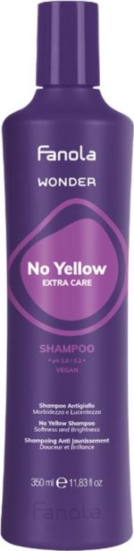 Fanola Wonder No Yellow Extra Care Shampoo - 350 ml - Image 2