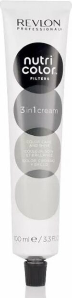 Permanente kleurcrème Revlon Nutri Color 1011 - Intense Silver 3 in 1 (100 ml) - Image 2