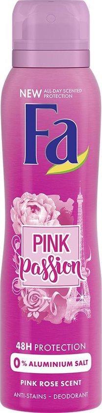 208x840-118 FA Pink Passion Deodorant Spray 150ml - Image 1