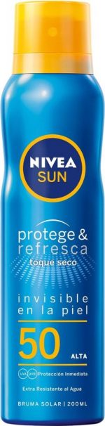 Zon Protector Spray Sun Protege & Refresca Nivea 50 (200 ml) - Image 2