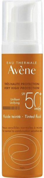 Zonnebrandcrème met Kleur Avene Tinted Fluid SPF50+ (50 ml) - Image 2