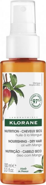 Klorane Haar Mangue Huile de Mangue Olie Droog Haar 100ml