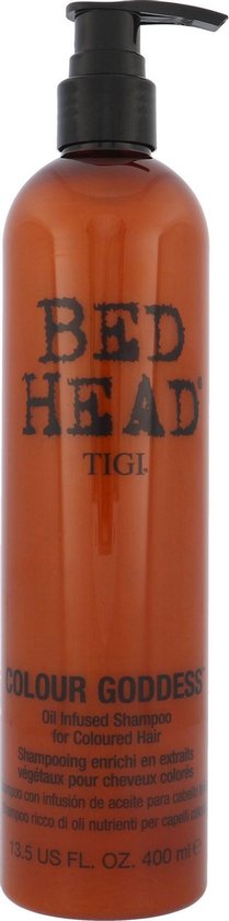 209x840-142 TIGI Bed Head Colour Goddess Oil Infused Shampoo For Coloured Hair szampon do w os w farbowanych dla brunetek 400ml - Image 1