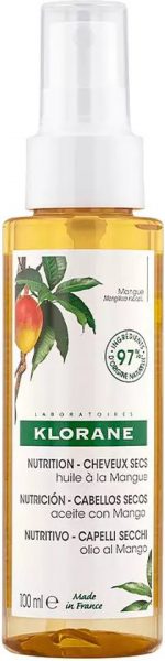 Klorane Haar Mangue Huile de Mangue Olie Droog Haar 100ml - Image 3