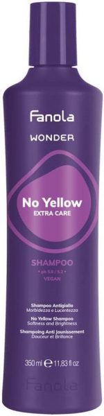 Fanola Wonder No Yellow Extra Care Shampoo - 350 ml