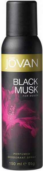Jovan Black Musk by Jovan 150 ml - Deodorant Spray - Image 3