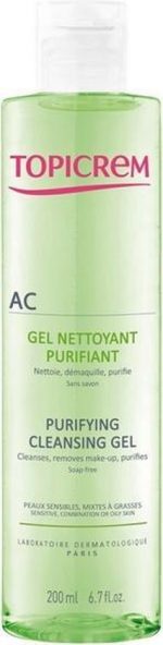 Topicrem AC Purifying Cleansing Gel 200 ml - Image 4