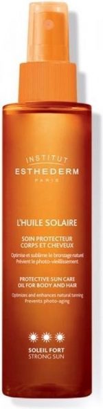 Institut Esthederm Suncare Oil Body And Hair Strong Sun 150ml - Image 3
