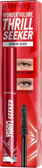 Rimmel London Wonder'Volume Thrill Seeker Mascara - 001 Extreme Black - Image 2