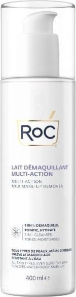 Multi-action Make-up Remover Milk 3-in-1 By Roc 400 Ml