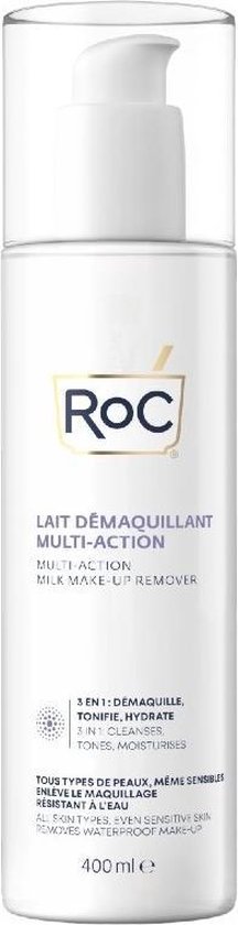 216x840-146 Multi-action Make-up Remover Milk 3-in-1 By Roc 400 Ml - Image 1
