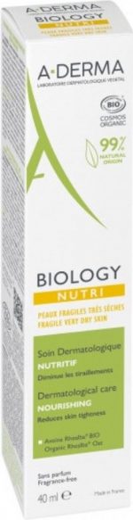 A-DERMA Biology Nutri Soin Dermatologique Nutritif Bio 40 ml - Image 3
